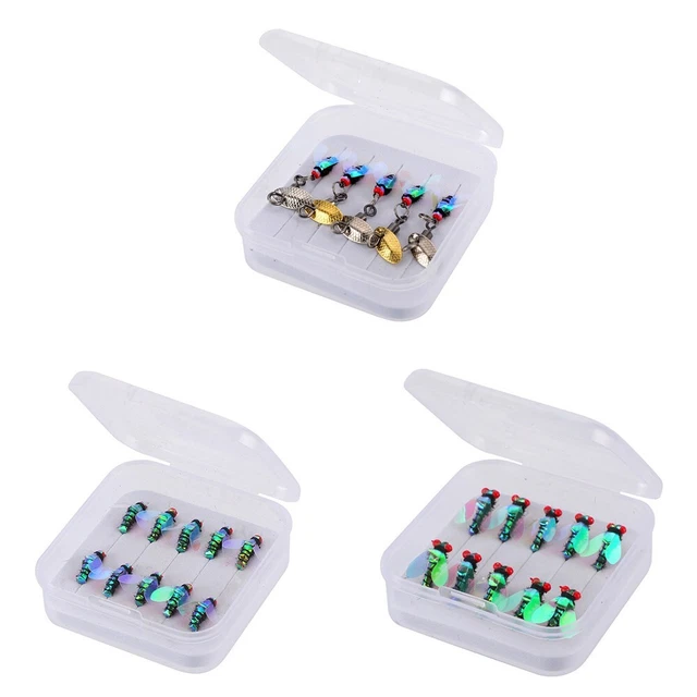HIGH QUALITY 10PCS Flies Insect Bug Hook Lures Bait Fishing Decoy Fly ...