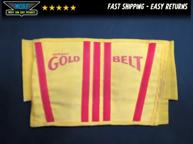 Vintage Goldbelt Gold Belt Kidney Belt Ahrma Motocross Gear