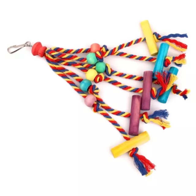 Bird Chewing Toy Funny Cotton Rope Parrot Toy Bite Resistant Bird Tearing Toy F1