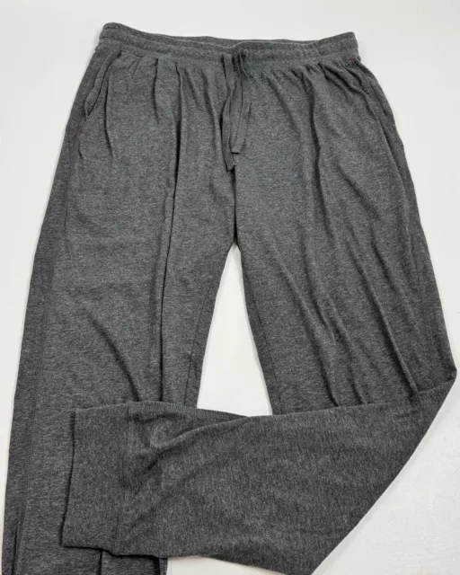 Daniel Buchler  Cotton Blend Lounge Cuffed Pants Size L  Gray