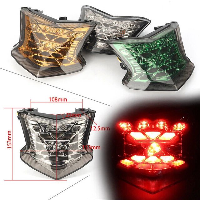 Fanale Posteriore LED Frecce Lampeggianti Per Kawasaki Z650 Z900 ABS 2017-2018 ABS