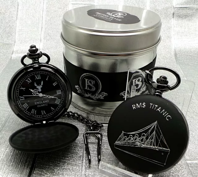 RMS TITANIC Taschenuhr Schiff Kreuzer graviert maßgeschneidert personalisiert Luxusgeschenk 2