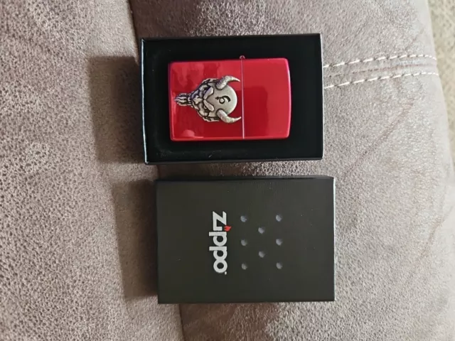 New Zippo Petrol Lighter - With Devil's Head