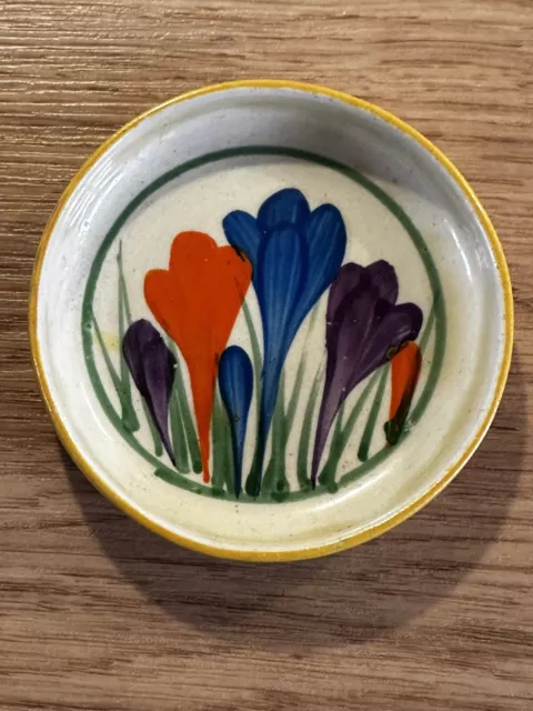 Clarice Cliff Crocus Pin Dish/Tray