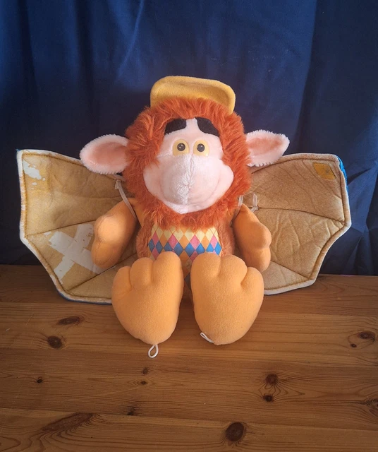 希少 1986年 Hasbro Wing Dings Flighty ぬいぐるみ VINTAGE 1986 WING Dings Flighty Hasbro Plush Stuffed Animal Winged