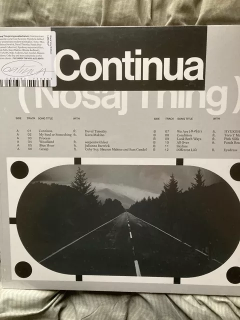 Nosaj Thing Continua Vinyl Lp, New And Sealed