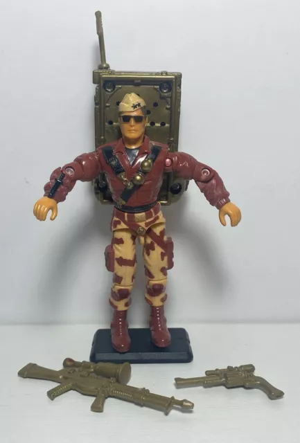 GI Joe 1992 V2 General Hawk figura completa hablando* Battle Commanders 218 C11