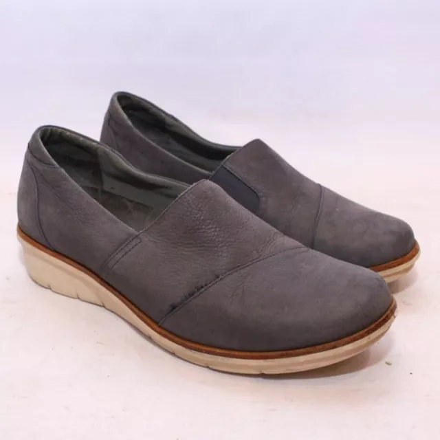 Dansko Clogs Shoes Women's Julia Navy Nubuck Size 40 US 8.5 Slip ON Loafers Grey