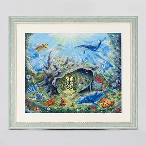 Mitsuki Nakajima Oil Painting Collection Sea Hideout High Fine Giclee Print