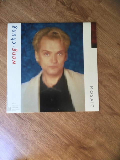 Wang Chung LP Mosaic 1986 Geffen GHS 24115 vg+ w/ inner sleeve