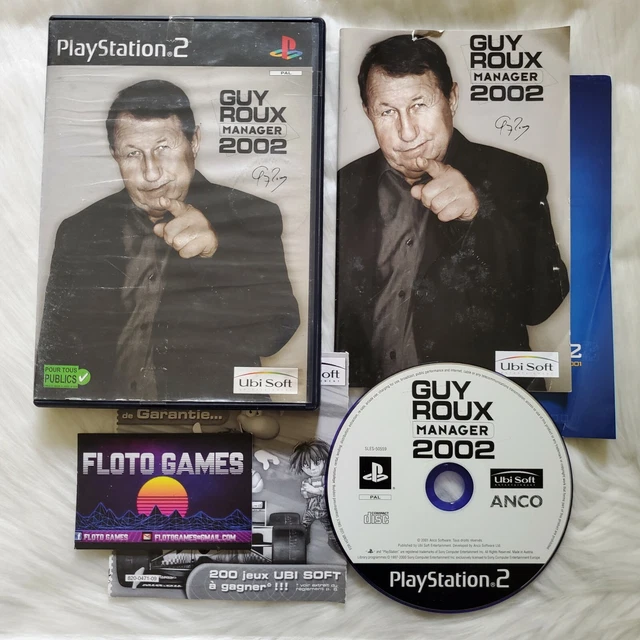 Jeu Sony Playstation 1 PS1 Guy Roux Football Manager saison
