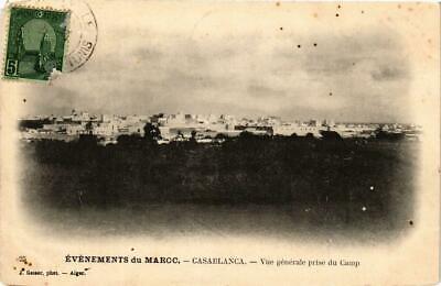 CPA ak he has 25 casablanca socket general view of camp morocco (757930)