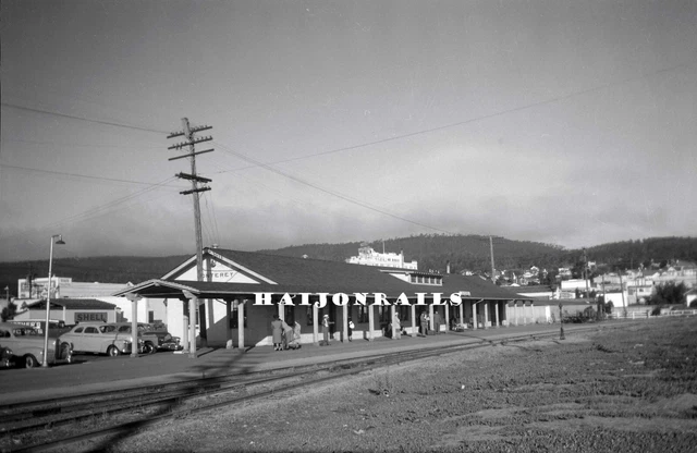 SOUTHERN PACIFIC LINES,MONTEREY,CA,STATION,1940's,PASSENGER,DEPOT,STEAM,SP,PHOTO