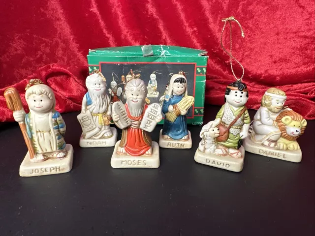 Lot 6 Vintage House Of Lloyd Christmas Around The World Bible Story Ornaments