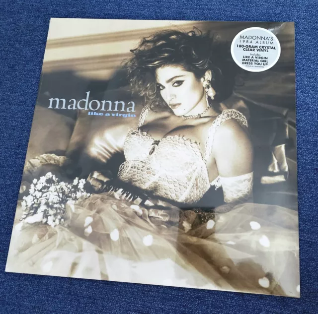 Madonna - Like A Virgin-  Vinyle Clear Crystal LP 180gr Neuf