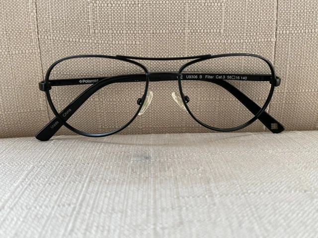 Polaroid para hombre marco gafas negras U9306 56[]16 140