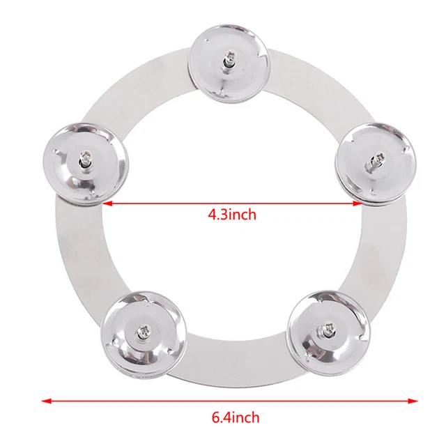 Drum Cymbals Hi Hat Tambourine Drum Tambourine Steel Bells Instrument Access-ml