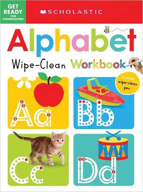 Alphabet Wipe-Clean Workbook (Get Ready for Kindergarten) by Jen Calonita Spiral