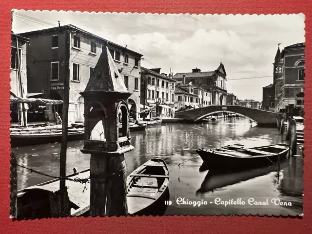 Cartolina - Chioggia - Capitello Canal Vena - 1955 ca.