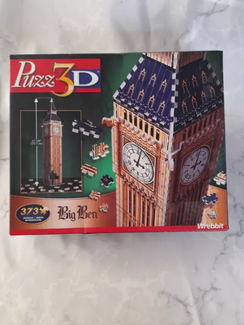 Wrebbit Vintage Puzzle 3D Big Ben London Modell Puzzle 373 Teile - komplett