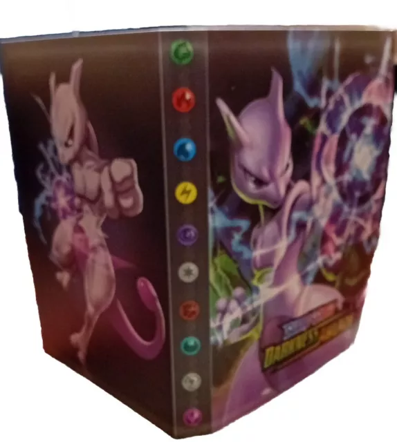 Neu Pokemon Kartenordner 4 Taschen Handelsalbum 240 Karten Portfolio Mappe Geldbörse