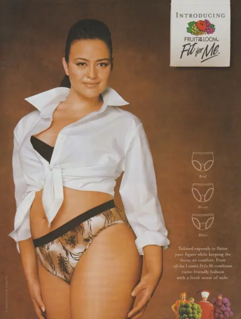 2010 PRINT AD -Fruit of the Loom- Fit for Me Girl Panties Bra
