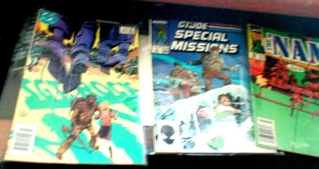 ***Lot of 4 WAR Comic Books G.I. JOE THE NAM SGT ROCK #34 42 6 386 MARVEL & DC