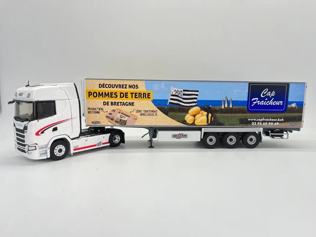 Camion Frigorifique Scania R13 Christina Scheib Herpa 1/50 - Neuf, Métal Et Plastique