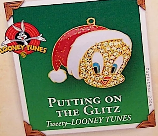 Hallmark 2004 Putting on the Glitz Tweety Looney Tunes Miniature QXM5111