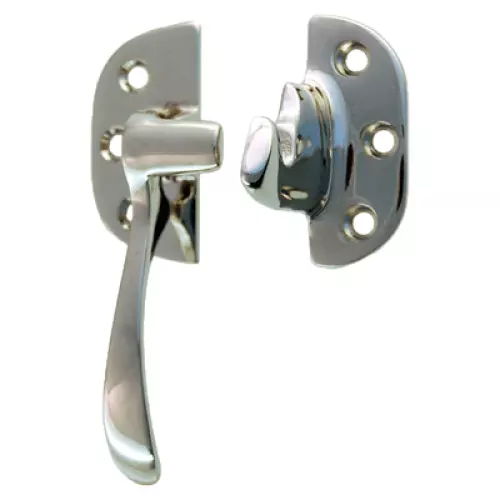 Cast Polished Nickel Left Ice Box Lever Latch