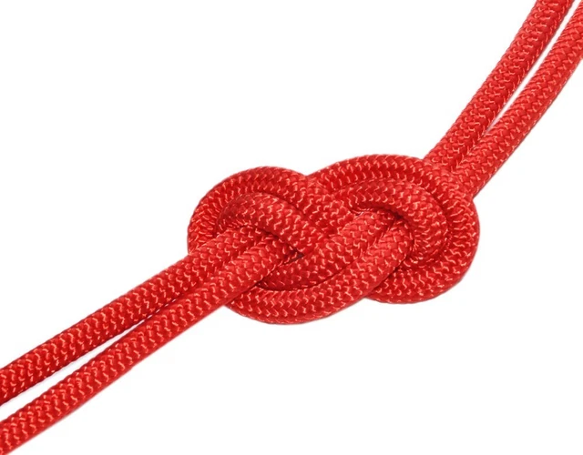 Coil 328 1/12ft Double Braided Dyneema SK75 To High Tenacity Ø0 3/8in Red Cord