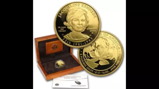 2015-W JACQUELINE KENNEDY 1/2 Oz GOLD PROOF $10 FIRST SPOUSE COIN, SHIPS FREE!!