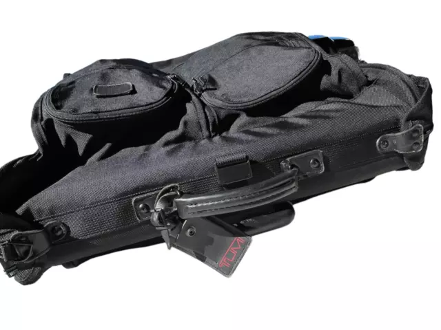 TUMI Black Alpha Garment Bag Rolling Wardrobe Wheeled Luggage +Fast Shipping! 7