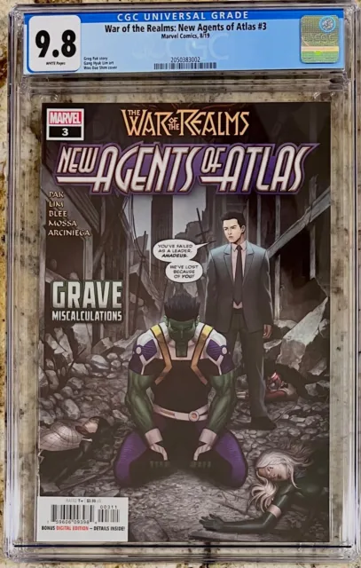 War of the Realms: New Agents of Atlas #3 CGC 9.8 Marvel Comics 2019