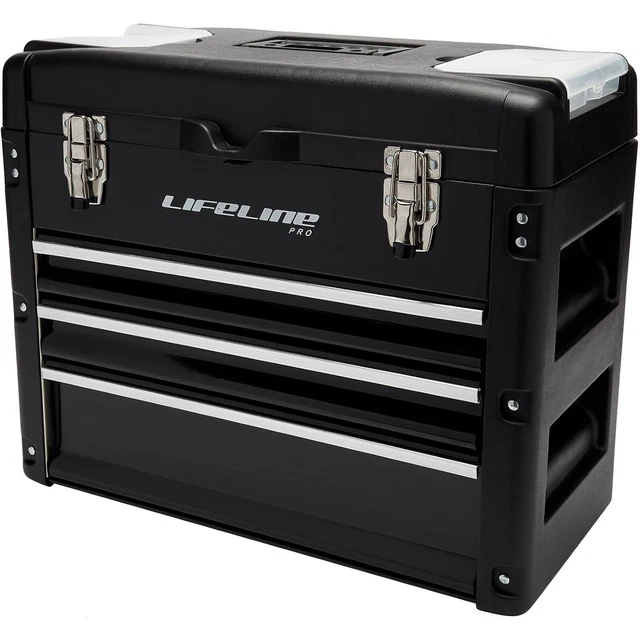 LifeLine  Pro 3 Drawer Work Station  BLACK !