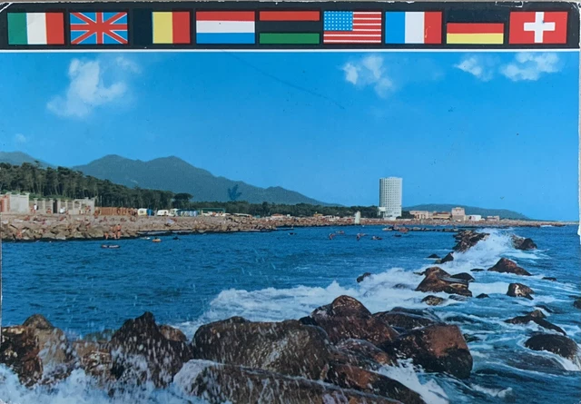 Cartolina Marina di Massa viaggiata Marcofilia