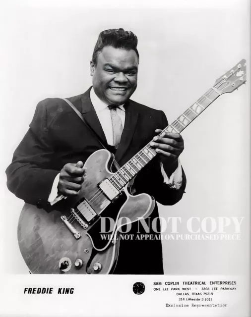 Freddie King Photograph 11 X 14 - Magnificent Portrait - Rare Photo - Poster Art