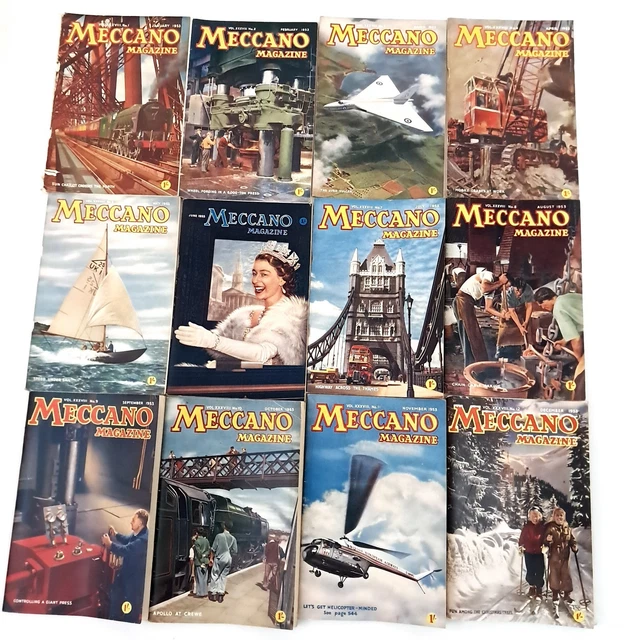 VINTAGE MECCANO MAGAZINE 1935 - 1960 Choose from Selection £0.99