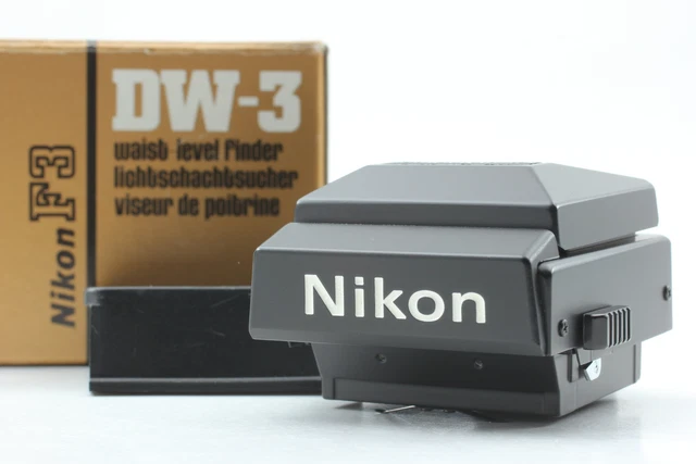 [COMO NUEVO en caja] Buscador de vista de nivel de cintura Nikon DW-3 para cámara fotográfica F3 T de JAPÓN