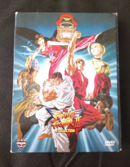 Street Fighter II V - The Collection (DVD, 2003, 4-Disc Set) for