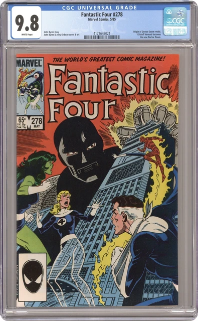 Fantastic Four #278 CGC 9.8 1985 4172645021