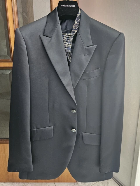 Vestito da Cerimonia Uomo Carlo Pignatelli Originale blu Tg. 46.