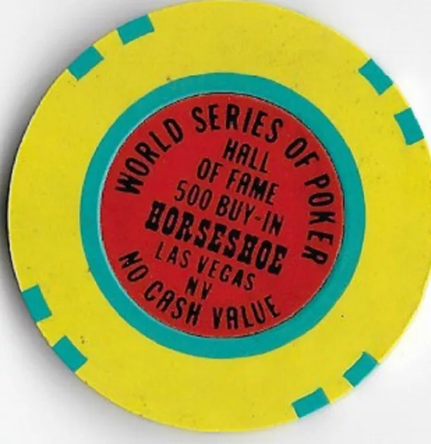 Binion's Horseshoe 500 Buy In 1993 NCV Chip Las Vegas Nevada