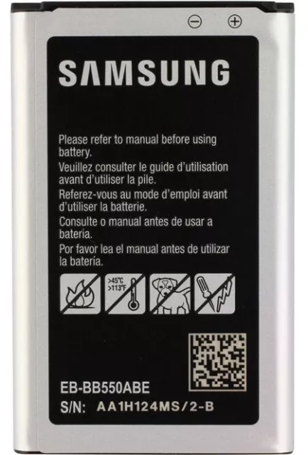 Original Samsung Galaxy Xcover 550 Akku Accu EB-BB550ABE Batterie Battery B550H