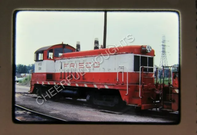 Original '82 Kodachrome Slide BN Burlington Northern 413 NW2 Ex-SLSF     33L56