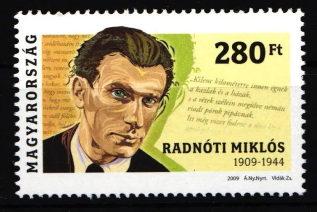Ungarn 5350 postfrisch 100. Geburtstag von Miklós Radnóti #IJ601
