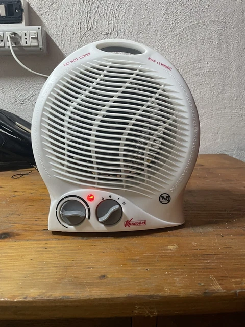 Termoventilatore Melchioni Family Hotty 2000W – 3 Velocità, Termostato, Aria Fredda, Sicurezza Anti-surriscaldamento, Compatto 27x23x13 Cm
