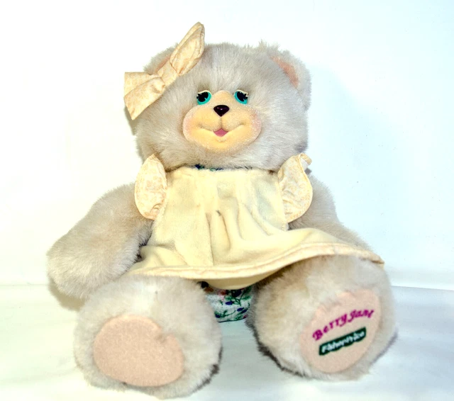 Vintage 1998 Fisher Price Briarberry Bear Berryjane 10 inch Plush Stuffed Animal