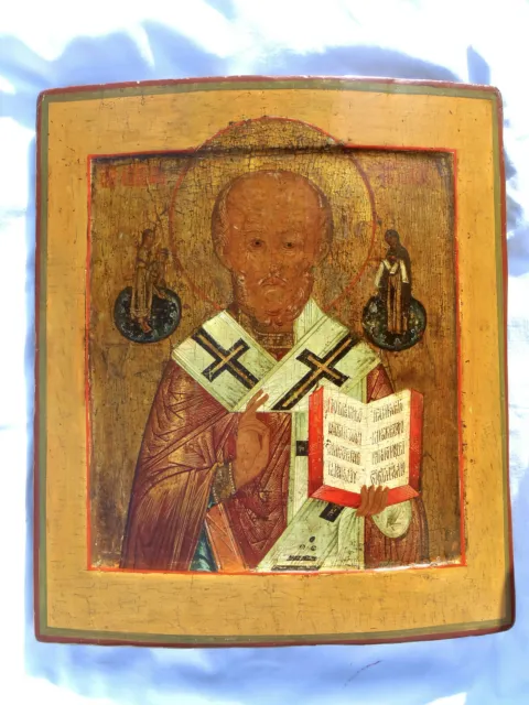 Icona russa antica originale, Russian icon, Russische Ikone, Icon, Ikon, Ikone.