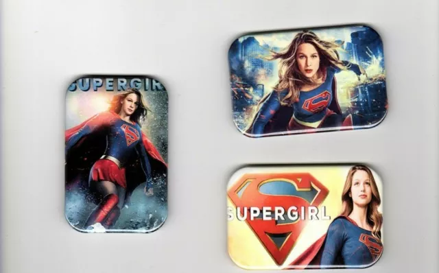 Supergirl   3 Refrigerator Magnet  2" X 3"  With Rounded Corner